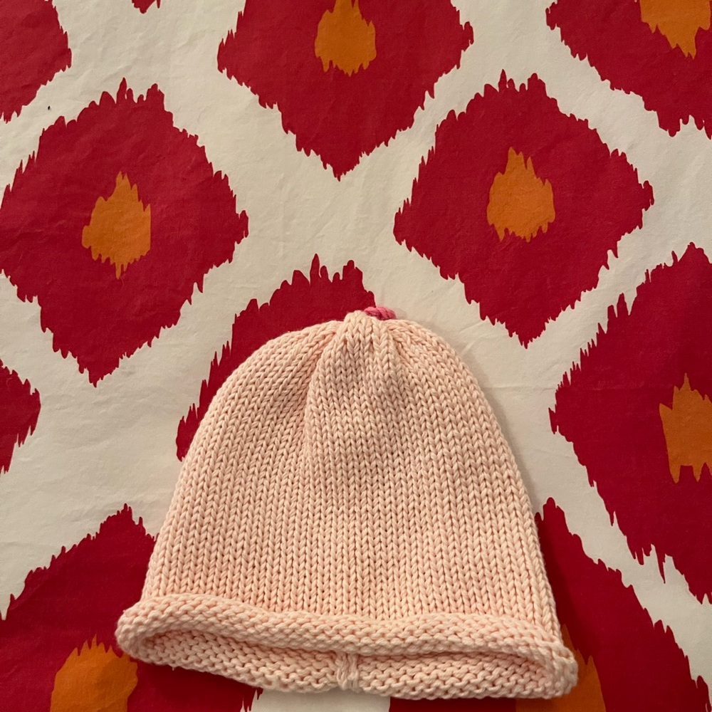 Knit baby cap
